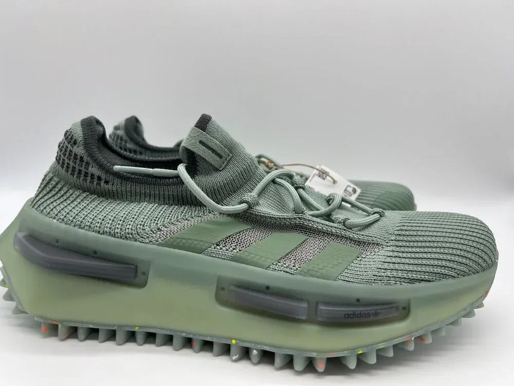 adidas Originals NMD_S1 Green Women's Shoes IE9550 Size 8.5 NEW